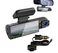 Registratore Della Macchina Fotografica Per Auto - Dashboard E Posteriore All'interno | Macchina Fotografica Auto con Rilevamento Di Movimento, Registrazione In Loop, Ampio Angolo 170 per La Maggior