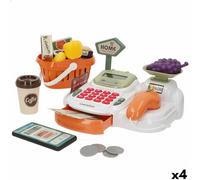 Registratore di Cassa a Giocattolo 23 x 14 x 17 cm 4 Unità