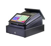 Registratore di cassa elettronico touch screen intelligente integrato da 10,1 pollici con doppio schermo, nessuna installazione software richiesta Semplice da configurare