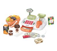Registratore di Cassa Giocattolo Bambini Luci e Suoni con Scanner e Accessori