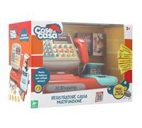 Registratore di Cassa Multifunzione per Bambini 3 anni - Funzioni interattive - Suoni realistici - A batterie - Display con tastiera - Scanner - Bilancia - Globo Giocattoli - Cose di Casa 42206