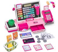 Registratore di cassa per bambini elettronica, cassa del supermercato
