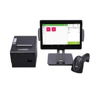 Registratore di cassa, Registratore di cassa POS tablet da 10 pollici con stampante 80 mm, scanner Bluetooth for vendita al dettaglio, ristorante(No cash box)