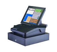 Registratore di Cassa Telematico, Registratore di cassa con touch screen incorporato, macchina tutto in uno, registratore di cassa for fast food, registratore di cassa for tè al latte