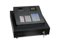 Registratore di Cassa Telematico, Registratore di cassa elettronico USB/RS232 nero a 38 tasti con stampante termica da 58 mm ECR600