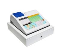 Registratore di Cassa Telematico, Registratore di cassa intelligente piccolo, touch screen da 11 pollici, registratore di cassa elettronico for fast food, tè al latte(White)
