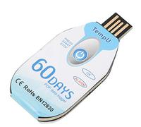 Registratore di Dati di Temperatura USB da 1pc, Registratore di Temperatura Monouso con Rapporto PDF 60 Giorni 10000 Punti