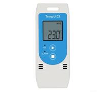 Registratore di dati di umidità di temperatura USB PDF riutilizzabile LCD CSV Nessun software per il monitoraggio dello stoccaggio di logistica della catena del freddo del magazzino