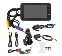 Registratore DVR per Moto,Videocamera DVR per Moto Moto DVR 1080P Impermeabile WiFi Anteriore da 4 Pollici e Telecamera Posteriore Guida videoregistratore Dash Cam