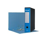 Registratore Essentials G75 - dorso 8 cm - protocollo 23 x 33 cm - azzurro - Ess