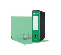 Registratore Essentials G75 - dorso 8 cm - protocollo 23 x 33 cm - verde - Essel