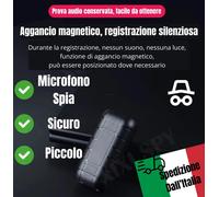 Registratore mini micro SPIA audio attivazione vocale Ambientale magnetico 16GB