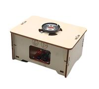Registratore musicale per bambini realizzato a mano Gramophon Assembly Musical Toy Toy Giocattolo in legno Registratore musicale Music Player Sound Recorder Craft Children's Assembly Toy