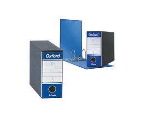Registratore Oxford G81 - dorso 8 cm - memorandum 23 x 18 cm - blu - Esselte