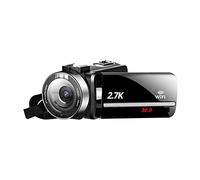 Registratore per videocamera per vlogging 2 PCS Videocamera Webcam Zoom digitale Fotocamera Touch Screen da 3,0 pollici Visione notturna Video digitale Con schermo rotante, zoom digitale