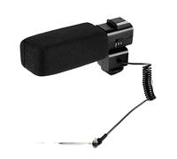 Registratore per videocamera per vlogging Microfono stereo sulla fotocamera for Vlog Live Streaming DV Camcorder Video Sound Recorder Con schermo rotante, zoom digitale