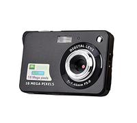 Registratore per videocamera Vlogging con videocam Fotocamera digitale Schermo TFT da 2,7 pollici 5.0 MP Anti-vibrazione Zoom digitale 8X Videocamera Pixel 1800w Fotocamera for selfie(Standard,Noir)