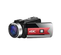 Registratore per videocamera Vlogging con videocam Videocamera da 56 MP Videocamera Vlog 4K for streaming live Webcam Visione notturna Zoom 16X Fotografia Registratore digitale(128G SD Card,Only Camer