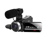 Registratore per videocamera Vlogging con videocam Videoregistratore digitale 2.7K Telecamere portatili for uso domestico all'aperto for la fotografia Videocamera Web in streaming Vlog Videcam(No SD C