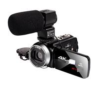 Registratore per videocamera Vlogging con videocamera Videocamera digitale professionale for visione notturna 4K Videocamera for registratore Vlog fotografico 18X 48MP in streaming live(32G SD Card,Wi