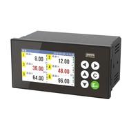 Registratore senza carta con schermo multicolore a 6 canali, registratore dati di ingresso universale for il monitoraggio dei processi industriali