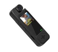 Registratore Tasca Della Fotocamera Piccola Con Rotante A 180 ° E Visione Notturna Per Azione Da Viaggio Da Campeggio All'aperto Per L'avventura