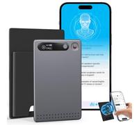 Registratore Vocale AI, 64 GB di Memoria, Controllo App, Trascrizione e Sintesi AI,Supporta 118 Lingue, Ultra Sottile e Leggero, Registratore Audio per Riunioni, Lezioni, Telefonate
