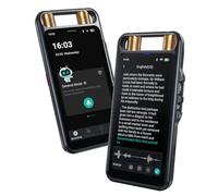 Registratore vocale AI con riproduzione, registratore vocale digitale con trascrizione a testo, riepilogo, traduzione, registratore touchscreen completo per riunioni, conferenze, interviste, con