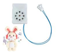 Registratore vocale | Casella dei pulsanti del registratore audio compatto | Registra messaggi personalizzati per peluche | Registratore vocale a batteria per animali di peluche, Halloween, voce