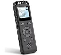 Registratore Vocale Digitale Portatile MP3 64gb Audio USB Dittafono Audio