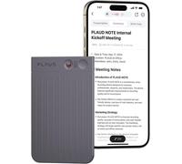 Registratore Vocale IA PLAUD NOTE PLD-64G-BL Nero 64GB - Doppio Microfono, Trascrizione IA, Archiviazione 480h - Nouvo