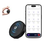 Registratore vocale magnetico da 64 GB con memoria 1800 ore, dispositivo di registrazione NekSide con riduzione del rumore DSP 4.0 AI, funzione OTG, registrazione HD e registratore audio per