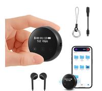 Registratore vocale mini da 64 GB, USB C 1536 kpbs con registrazione 20 ore, registratore vocale digitale con cancellazione del rumore, dispositivo di ascolto per riunioni interviste, lezioni