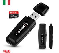 Registratore vocale spia digitale con microSD da 32 GB incluso Mini registratore