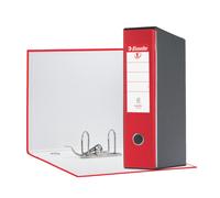 Registratori con custodia Esselte G53 Eu rivestito in PP rosso vivida - 390753920