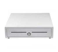 Registratori di cassa. Cassetto for registratore di cassa con slot for supporti multimediali, cassetto for denaro for aziende con cassetto for contanti rimovibile(Bianco)