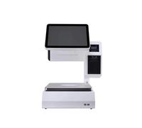 Registratori di cassa, Display informativo a doppio touch screen da 15,6 pollici. Registratore della bilancia for contanti con terminale Smart Pos