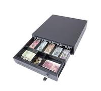 Registratori di cassa. Organizzatore di contanti, contenitore for denaro, registratore di cassa commerciale, sistema POS elettronico, registratore di cassa(Noir)