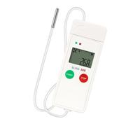 Registratori di umidità di temperatura di grande capacità con sensori esterni sonde e sistemi di allarme visivo acustico per uso della catena del freddo igrometro ad alta precisione