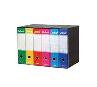 Registratori Oxford G85 - dorso - 8 cm - protocollo 23 x 33 cm - colori assortit