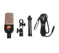 Registrazione chiara con microfono a condensatore da 3,5 mm e supporto che si collega al telefono PC e ai dispositivi per l'uso