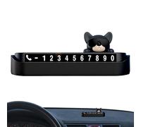 Registrazione del Telefono, Pannello del Numero di Telefono 'Automobile | Carta di parcheggio temporanea Fluorescente | Numero di Telefono Decorativo Cool per la Maggior Parte