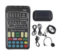Registrazione Mini Suund Card Change Set con 8 Suoni Diversi, Convertitore Portatile per L'ancoraggio/streaming di Gioco (Versione inglese)