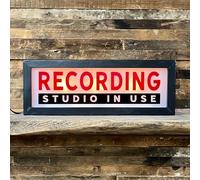 Registrazione RGB LED Neon Lightbox con telecomando Pulsing Studio Segnale di avvertimento Pulsing Montaggio A Parete Segnale Luci Illuminate per Cinema Bibliotec