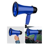 Registrazione Vocale Con Megafono Megafono Portatile Da 25 W Per Esterni Blu