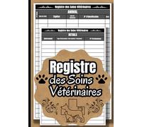 Registre des Soins Vétérinaires: Journal de Santé Animale | Registre Complet des Soins et Interventions Vétérinaires | Format A5, 120 Pages.
