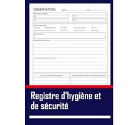 Registre d'hygiène et de sécurité: 81 Pages