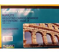 REGISTRO CARICO-SCARICO RIFIUTI DETENTORI MOD. A 100 MODULI DU16582