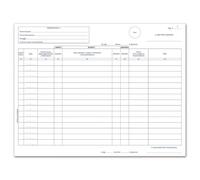 Registro Carico/Scarico stupefacenti per unità operative - 100 pagine prenumerate - 24x31,5 cm
