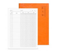 Registro Contabile, Quaderno Contabilità, Arancione, B5 (320 pagine)